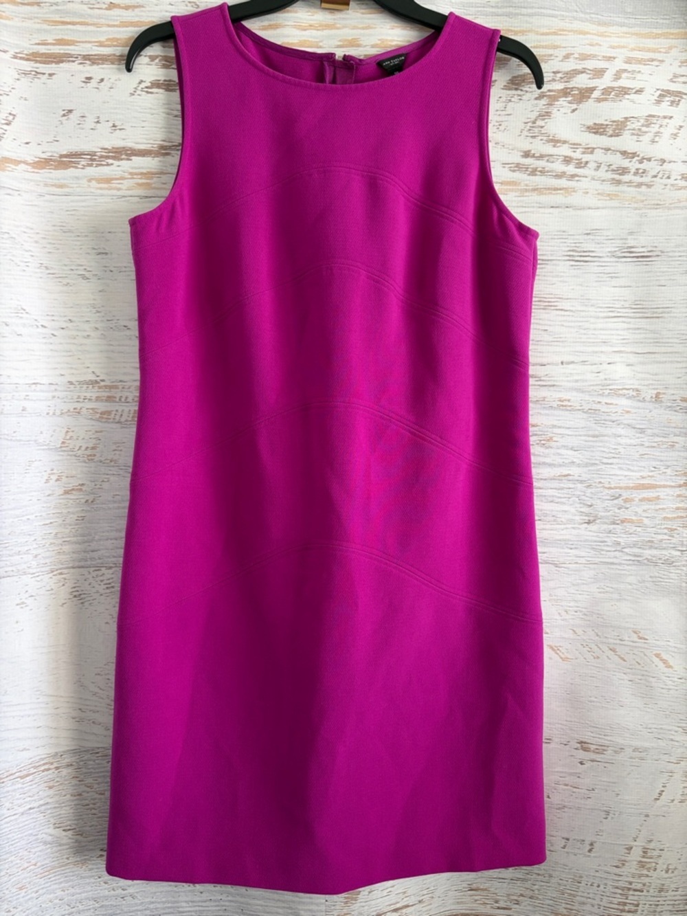 Ann Taylor Fuchsia Sleeveless Shift Dress